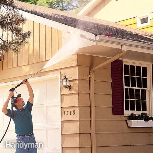 How to pressure wash a house to prep for paint