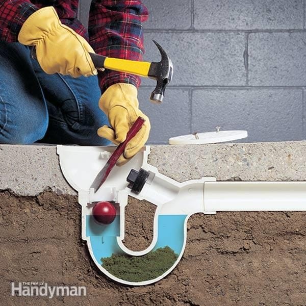 drain sewer line unclog snake handyman tips