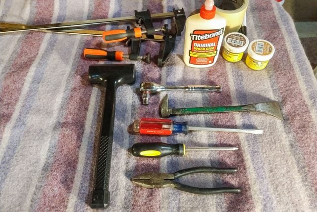 Tools and Materials to Fix Wobbly Chair