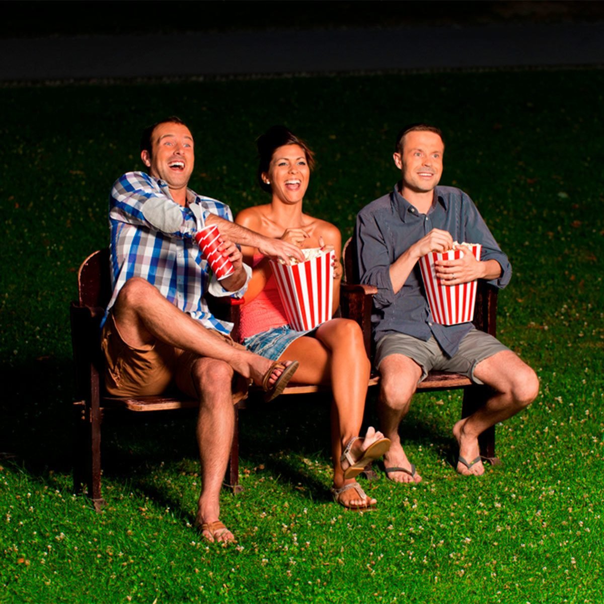 outdoor movie seats