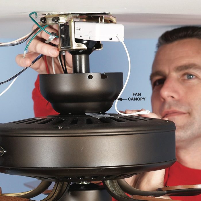 How To Install A Ceiling Fan Remote Family Handyman