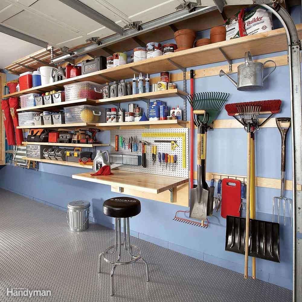 Clean Garage With Tools