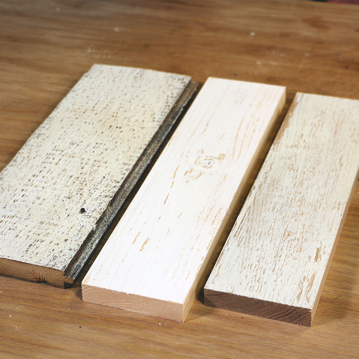 three boards for whitewash wood white wash wood
