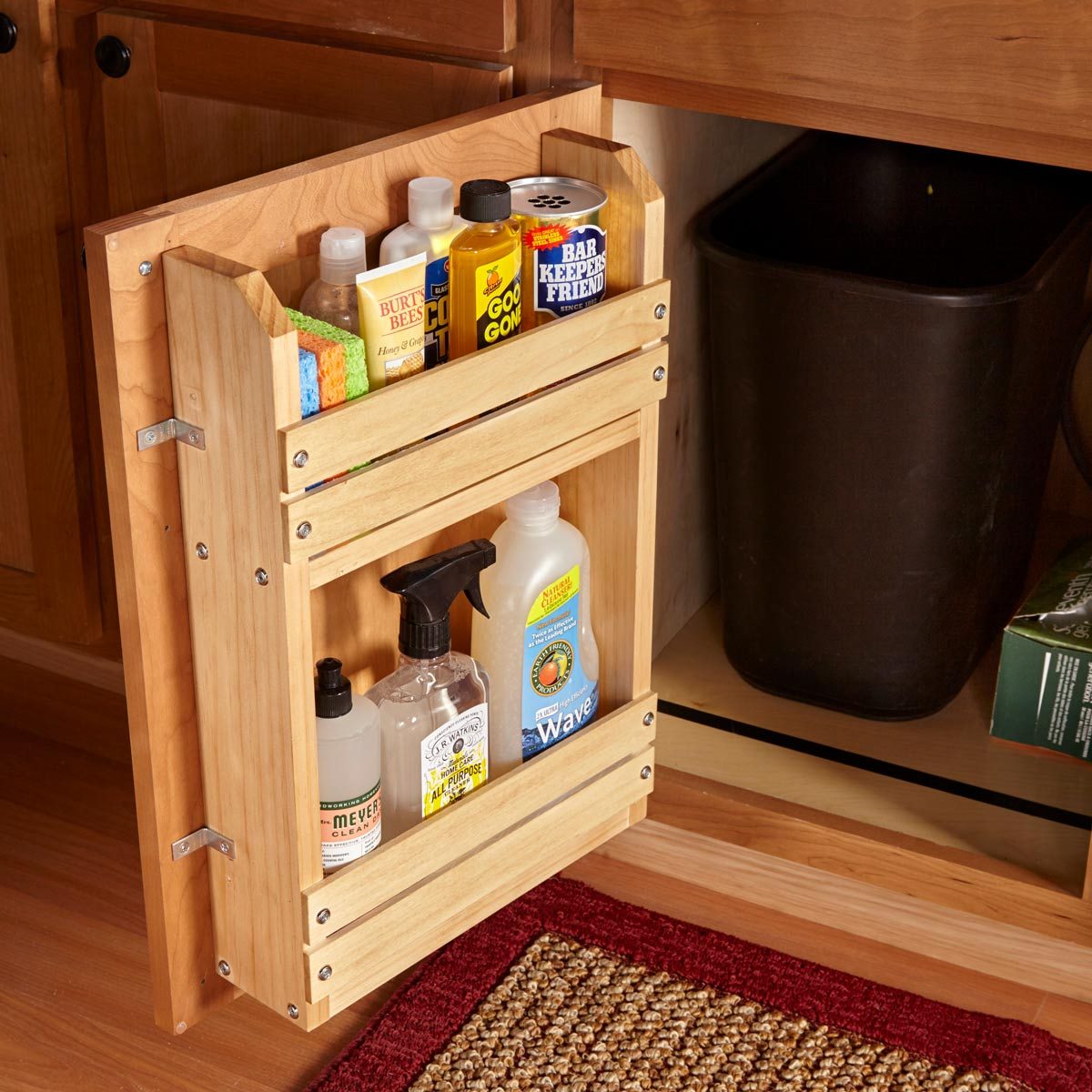 Storage Cabinet Organizer Kitchen Wood 2 Door Shelves Bathroom Pantry Shelf New 