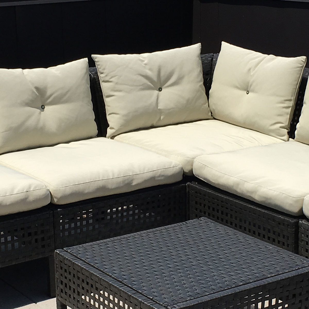 Ikea S Add Ties To Outdoor Patio Cushions - How To Keep Outdoor Furniture Cushions From Sliding