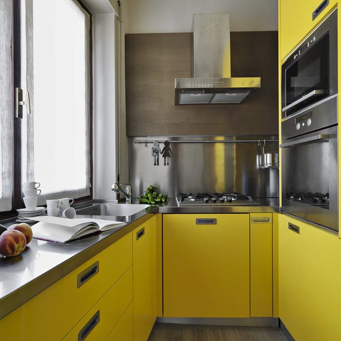 sunny yellow kitchen