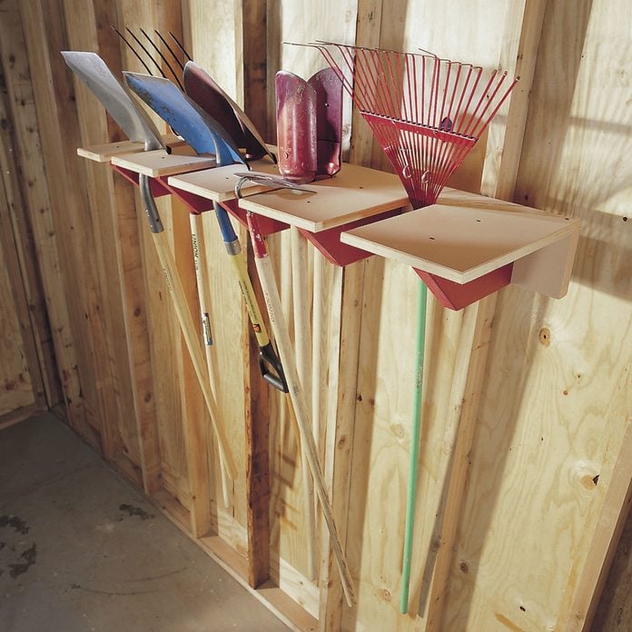 11 Ideas For Organizing Your Shed, Tool Shed Shelving Ideas
