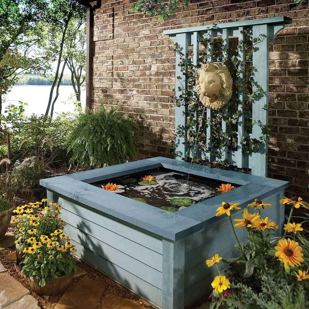 Build a Low-Maintenance Water Feature for the Garden