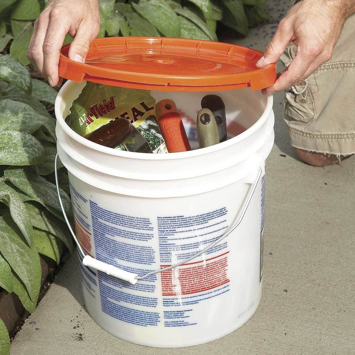 Handy Bench and Tool Bucket