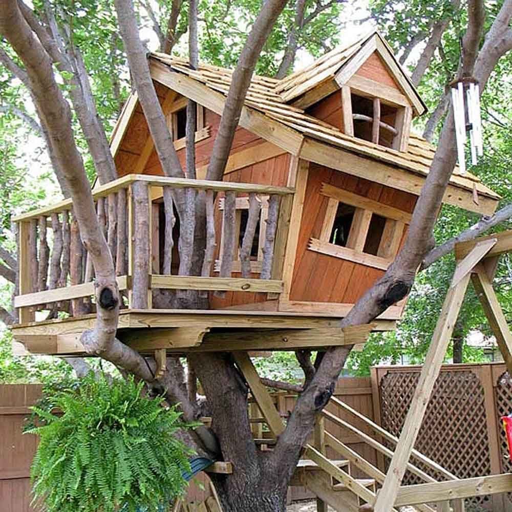 DIY Treehouse Building Tip 4: Level the floor