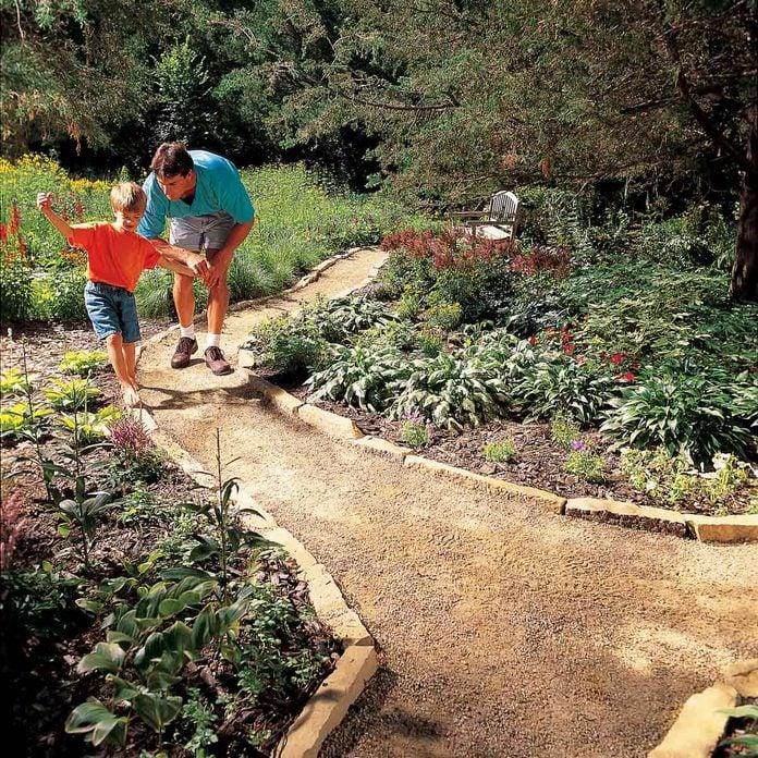 Borders and Edging gravel path brick