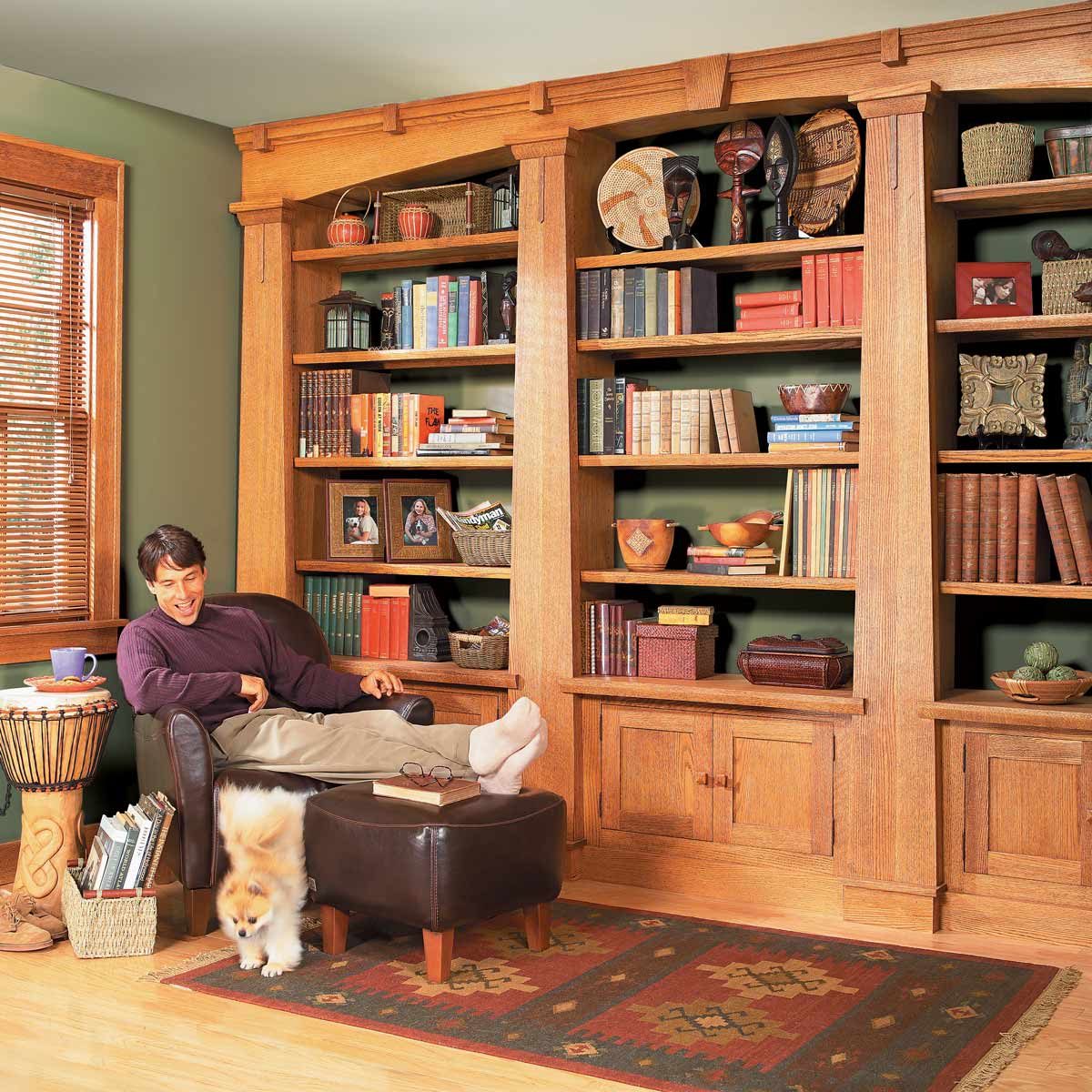 List 99+ Images photos of built in bookcases Completed