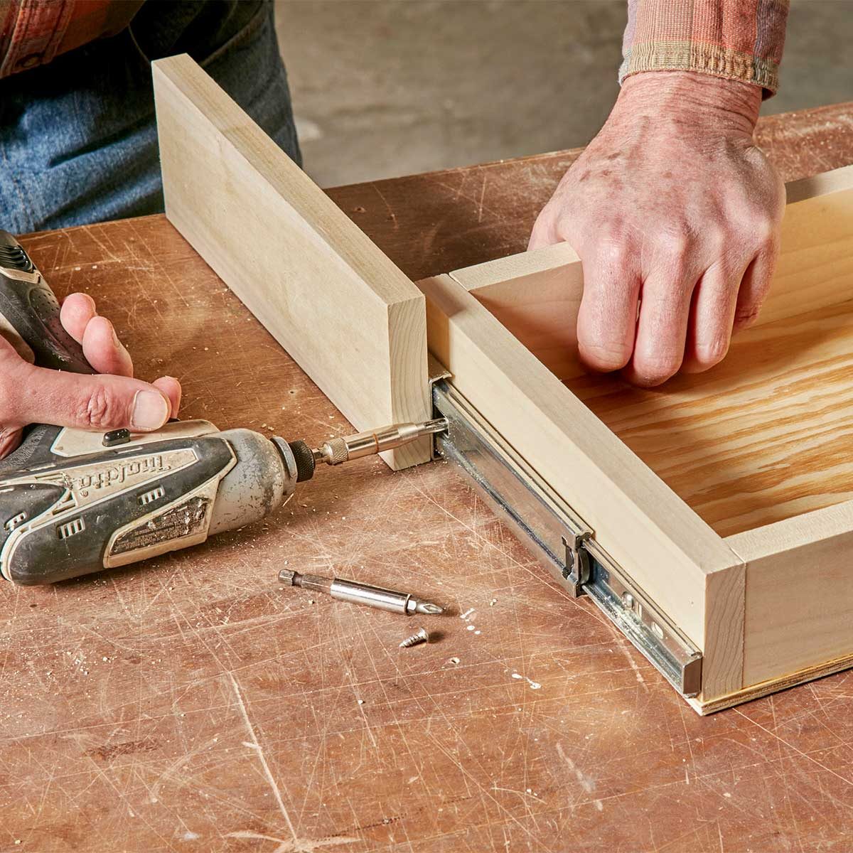 How To Build An Under Cabinet Drawer The Family Handyman