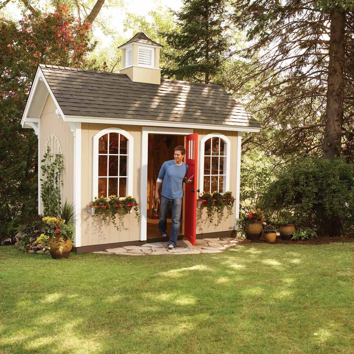24 Tips For Turning A Shed Into A Tiny Hideaway Family Handyman