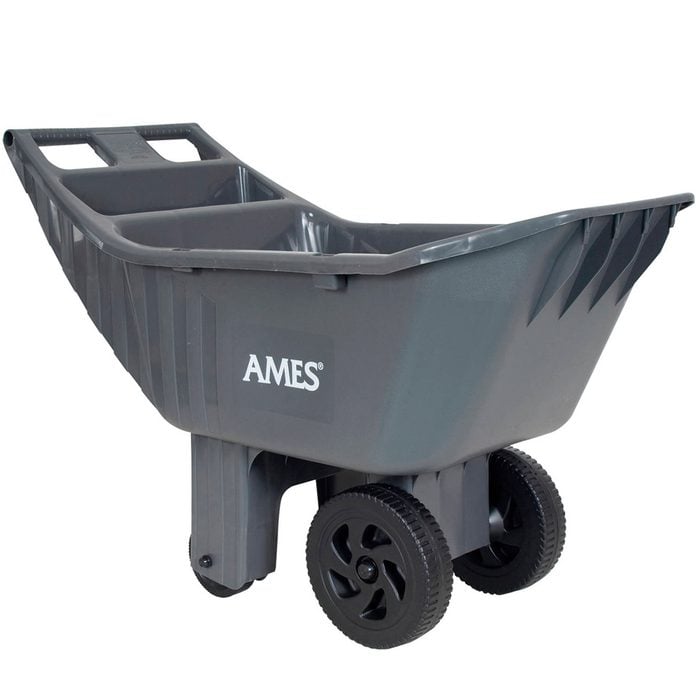 Ames Easy Roller Poly Yard Cart wheel barrow