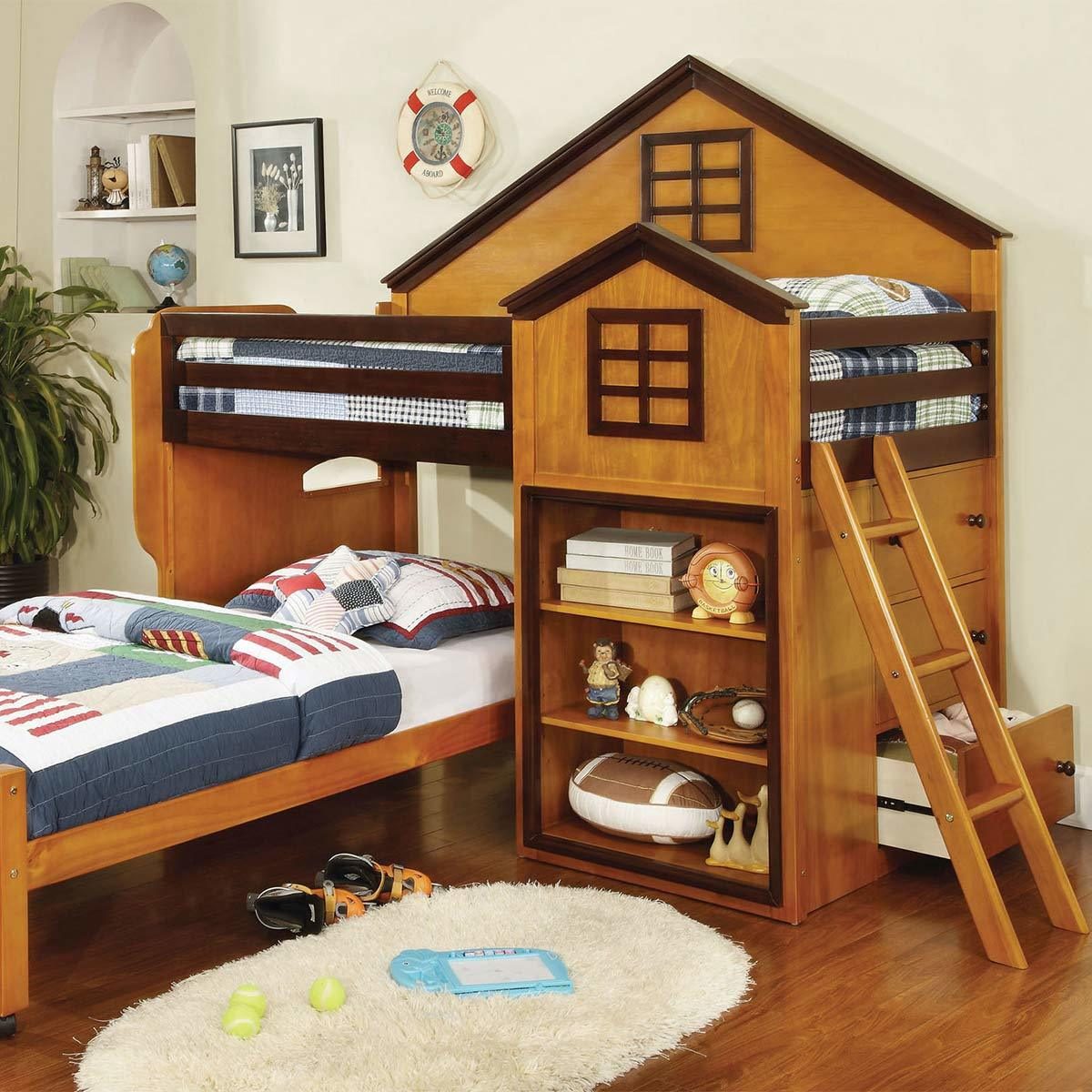 house of orange bunk beds