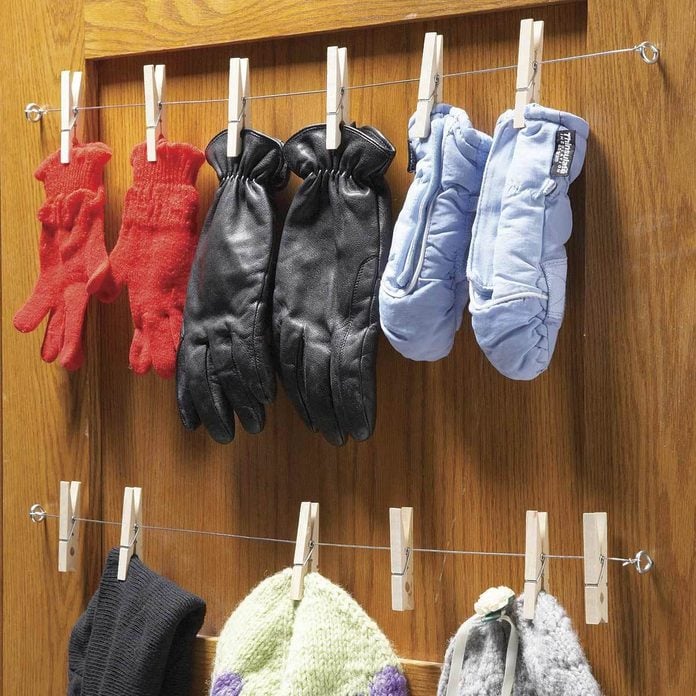 Glove and Mitt Storage