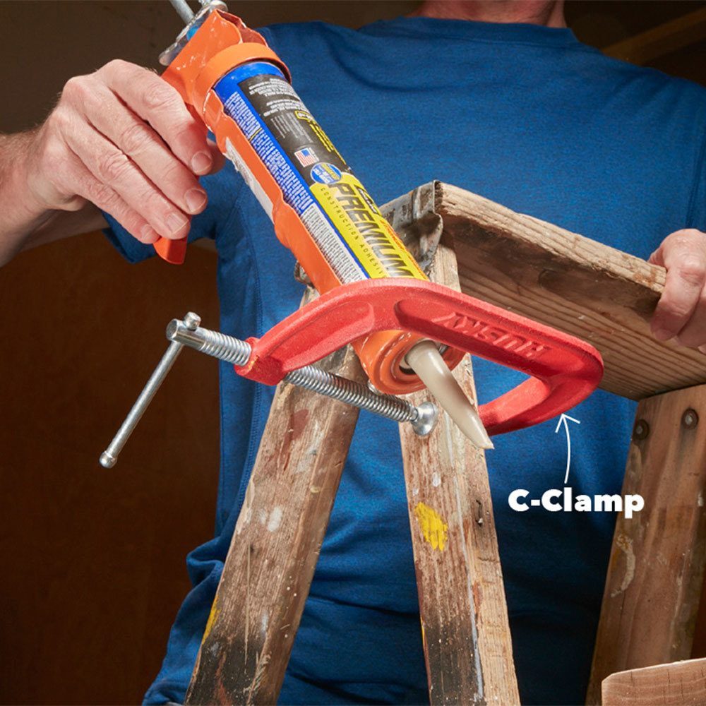 Caulk caddy