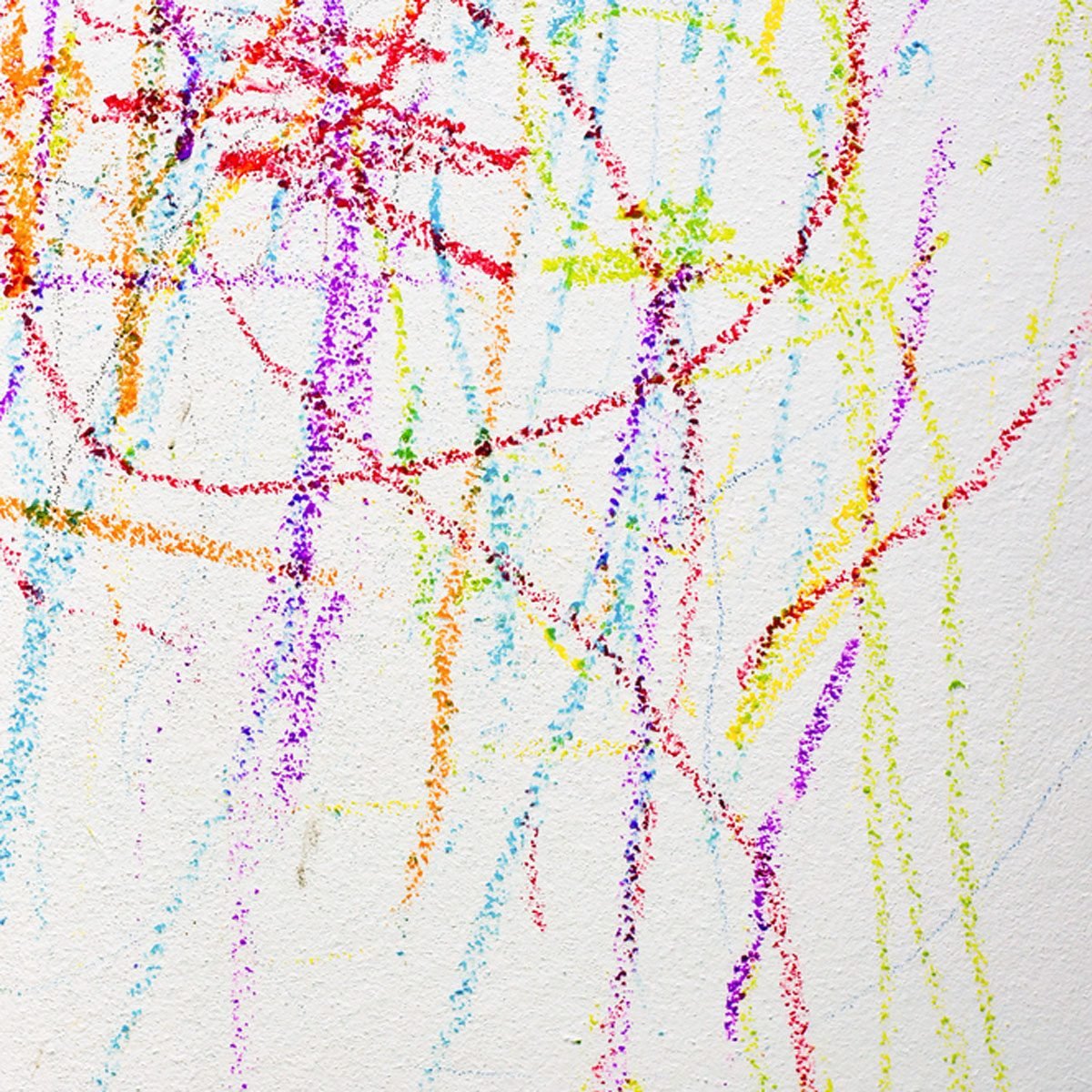 Remove crayon from wallpaper