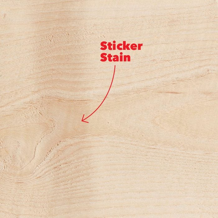 wood sticker stain