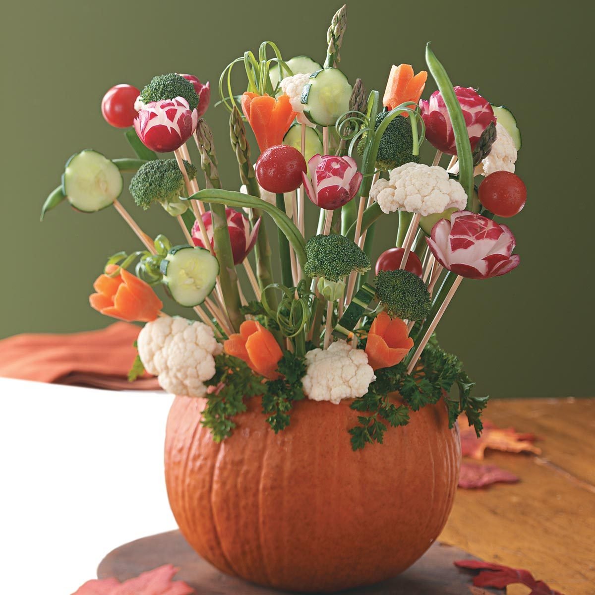 Pumpkin Vegetable Tray