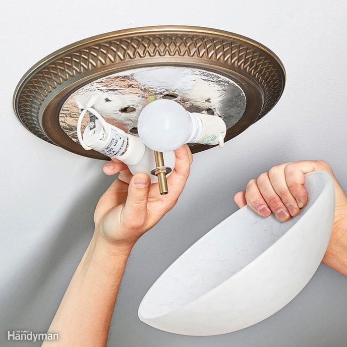 Light Bulb Guide How To Choose Led Bulbs Family Handyman - How To Change Led Ceiling Light Bulb