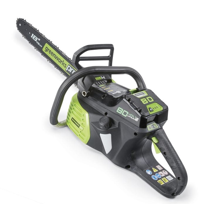 Greenworks cordless chain saw