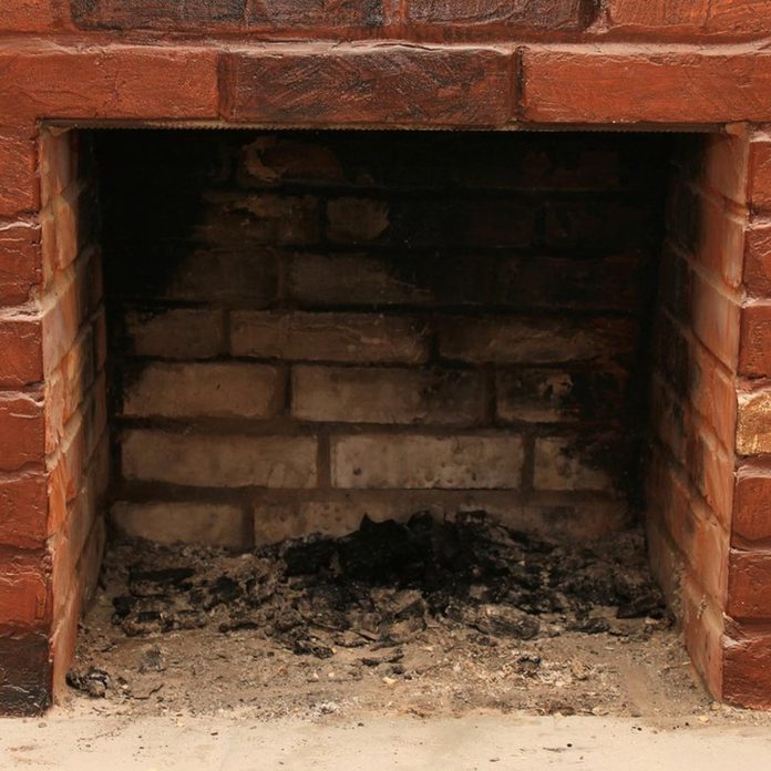 dfh17sep042-04 brick fireplace dirty damper