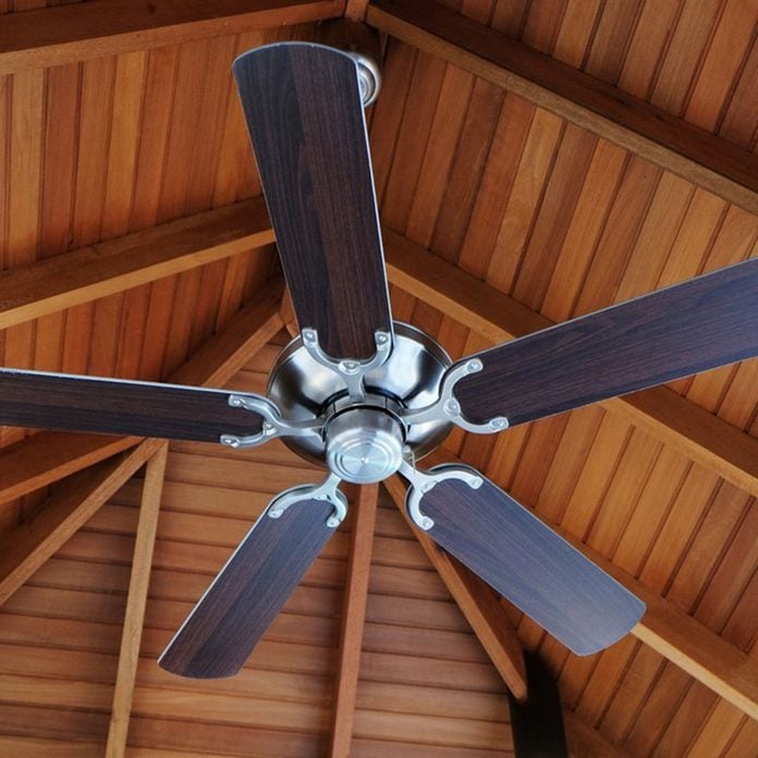 Ceiling fan, indoors