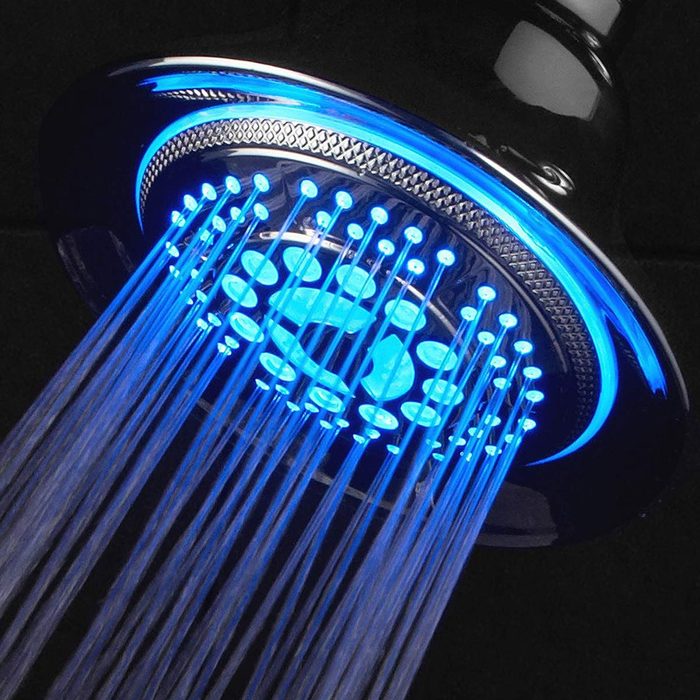 DreamSpa 5-Setting Water Temperature Color-Changing LED Hand Shower