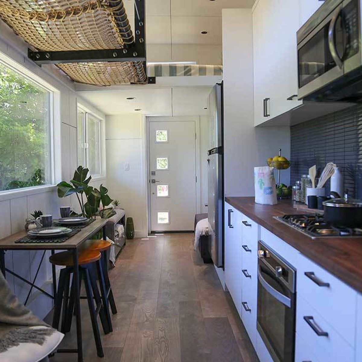 This Tiny Home Kitchen is Roomy