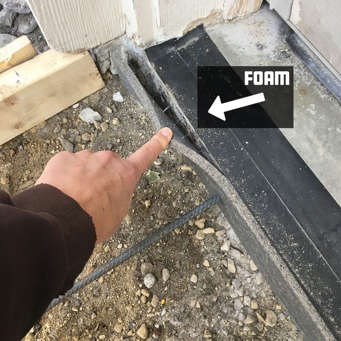 concrete apron foam expansion joint