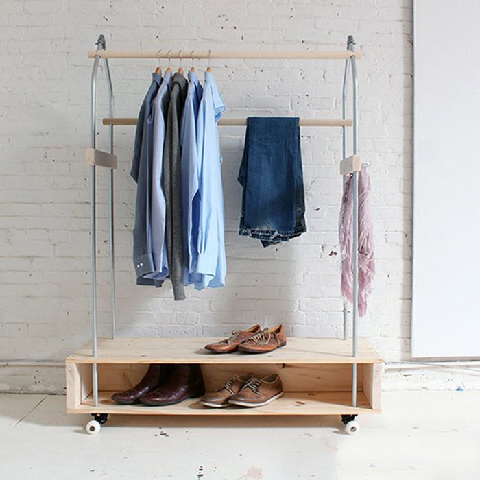 Best Way to Store Clothes: Try a Rolling Garment Rack