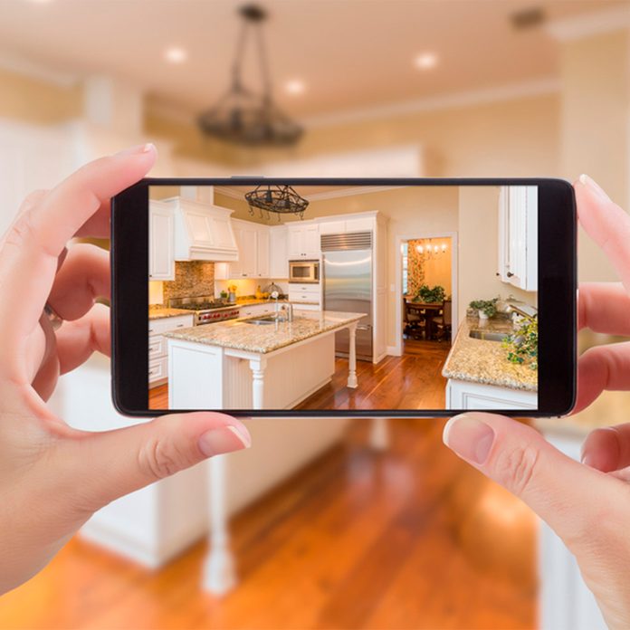 smartphone photo of kitchen