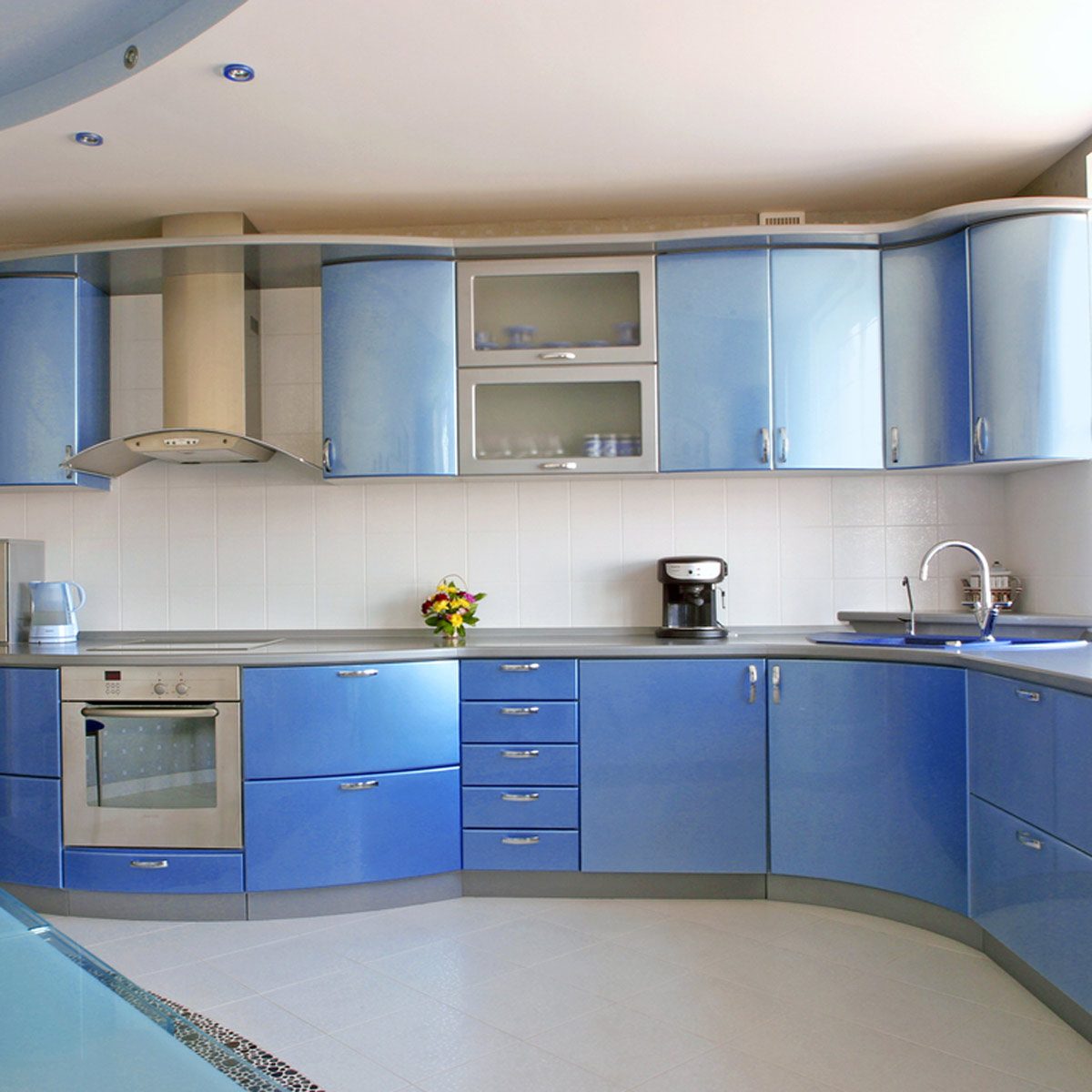10 Trendy Navy Blue Cabinets You Ll Fall In Love With Kitchen