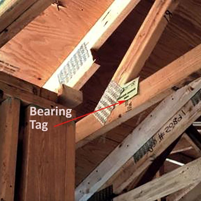 Keeping trusses aligned with bearing tags | Construction Pro Tips