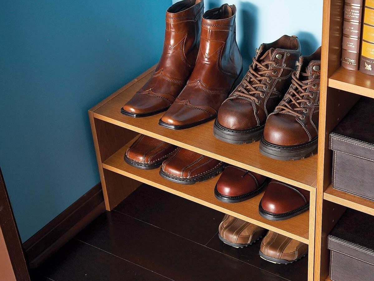 Use Shoe Shelves, not Cubbies