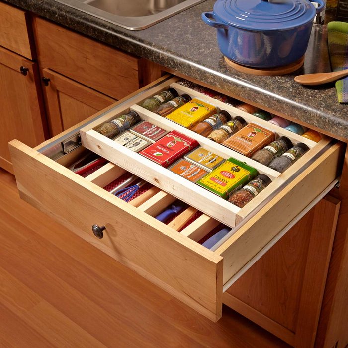 Two-Tier Spice Drawer