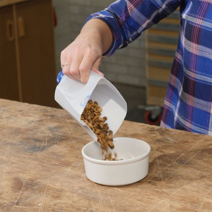 milk jug scoop for pet foot