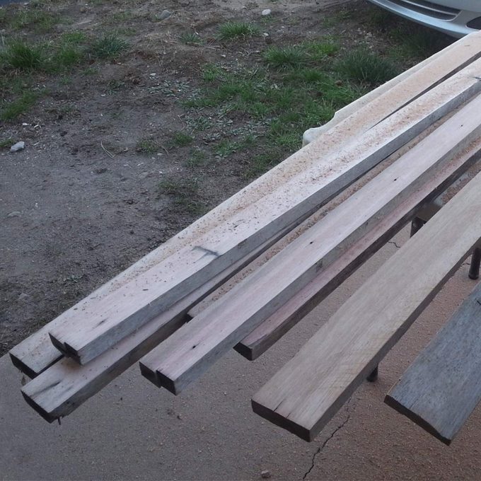 planed recycled ipe lumber