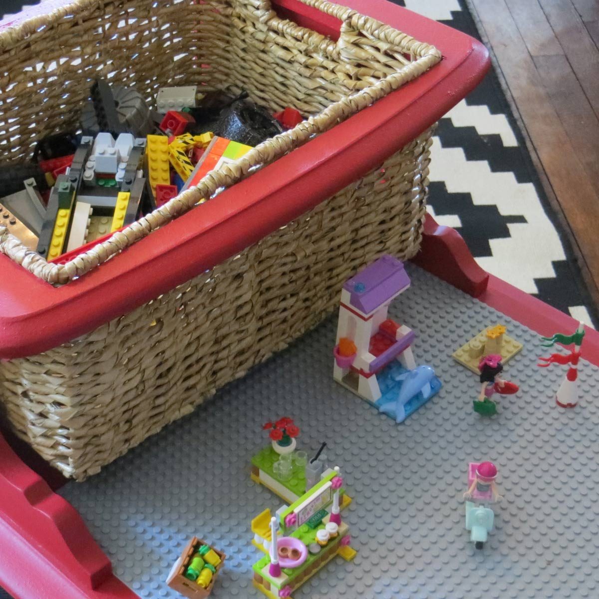 End Table Turned LEGO Table