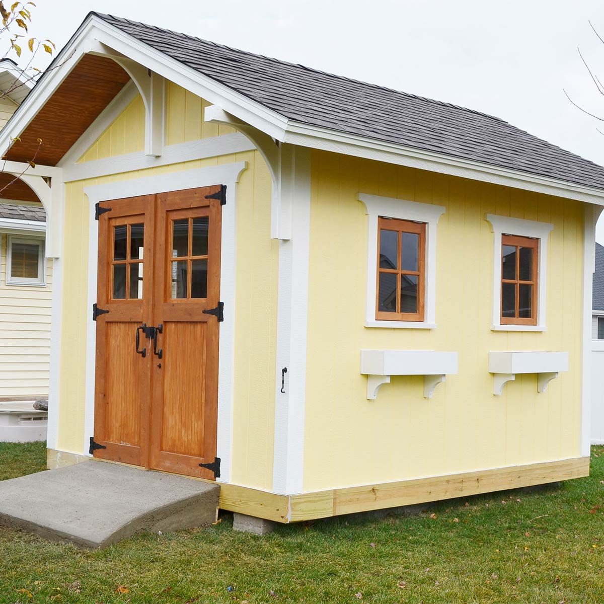 Reader Project: Amazing Yellow Shed — The Family Handyman
