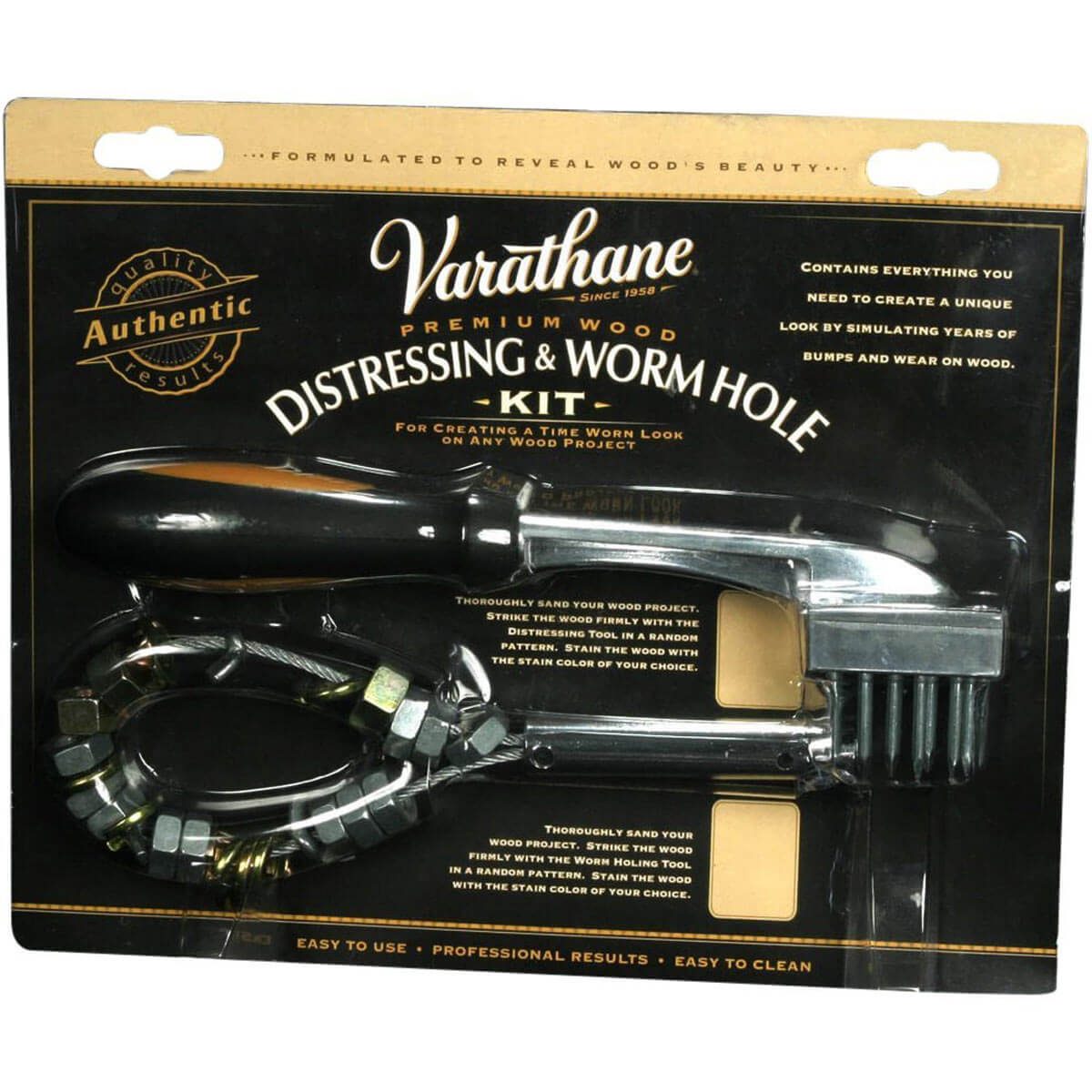 Rust-Oleum Varathane 243197 Distressing and Worm Holing Tool