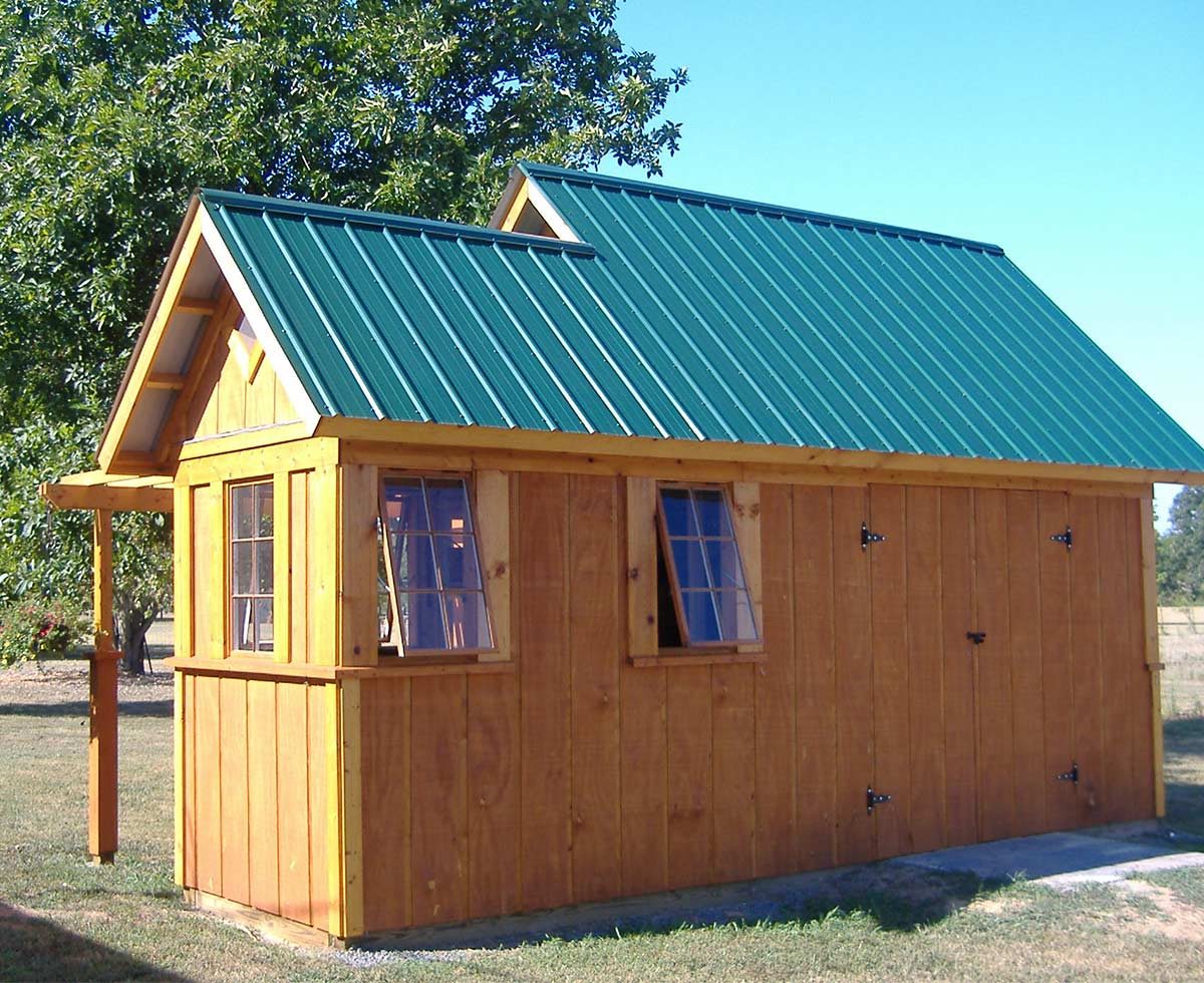 shed built by reader using TFH plans