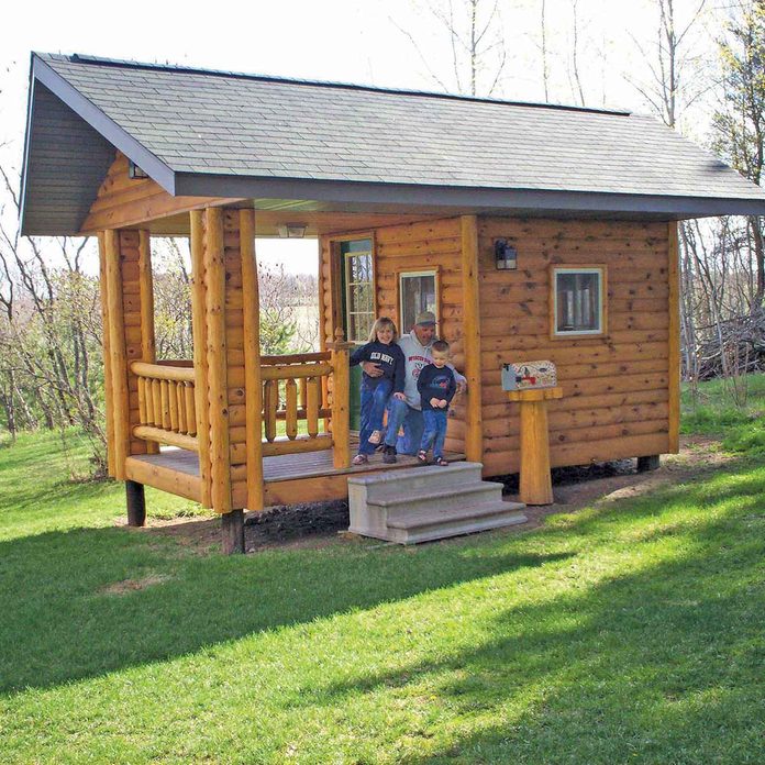 log siding playhouse