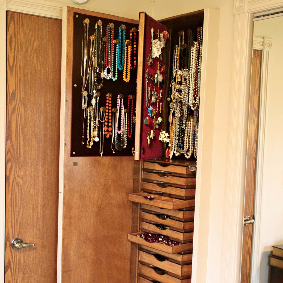 Reader Project: Built-In Jewelry Cabinet — The Family Handyman