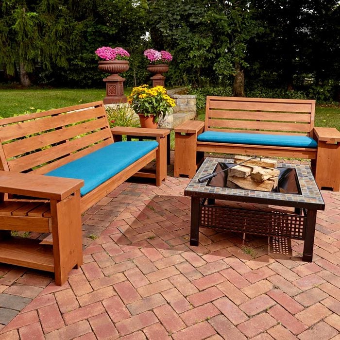 Easy Diy Wooden Lawn Chairs Benches, Outdoor Lawn Furniture Plans