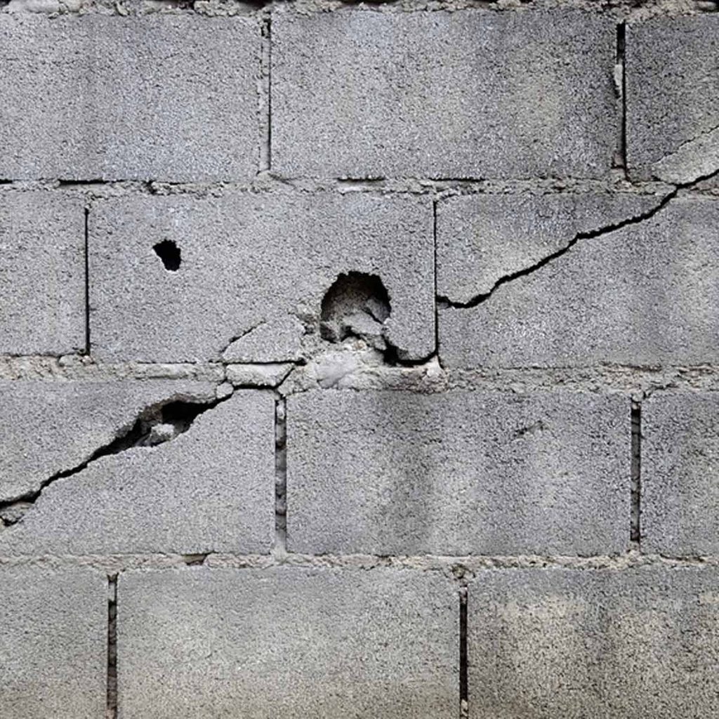 cracked foundation