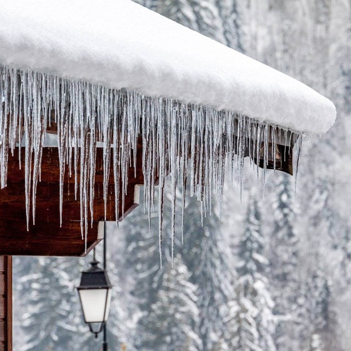Remove Icicles Carefully