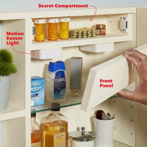 Make a Medicine Cabinet with a Hidden Compartment